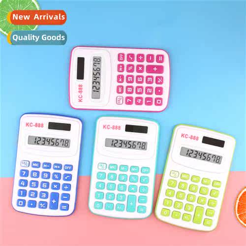 Student Calculator Mini Colorful Cute Pocket Gift Computer 8