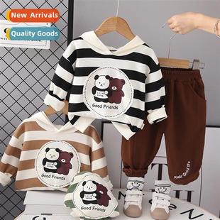 hooded sweater clothing fall female childrens Boys two