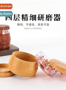 Resin Drum Sharpener New Wooden Color 4-Ply Flat Teeth 70MM