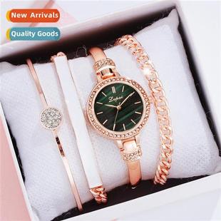 versi business Ms. four fashi Korean watches New diamd