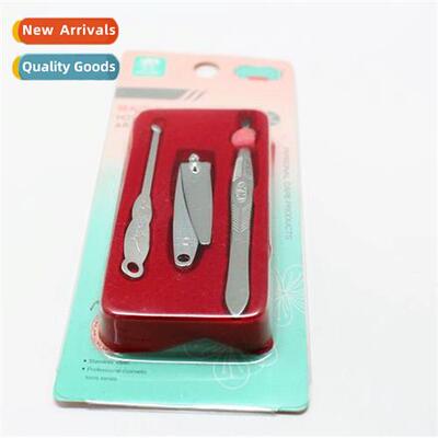 Manicure Set 3 Pcs Nail Clipper Ear Scoop Eyebrow Clip 3 Pcs