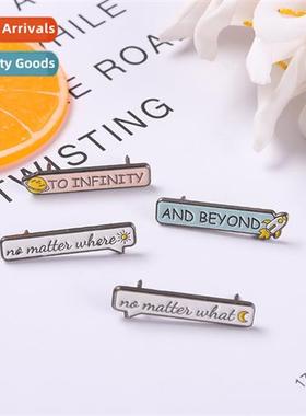 Exquise design interesting English dialog box alloy brooch m