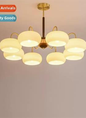 Walnut full copper living room persimm chelier Scinavian cre