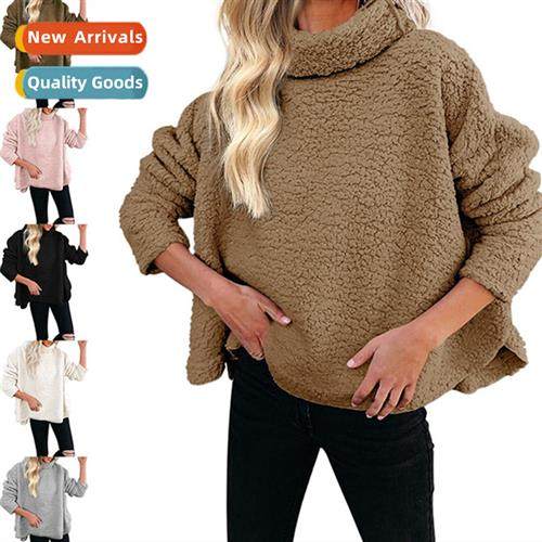 2021 Womens new tweed velvet fall  winter loose blouse jacke