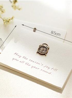 12 Reproducti Mini Metal Folded Greeting Cards Birthday Crea