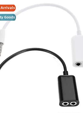 Audio adapter 3.5 e-part headphe cable Couple splter headphe