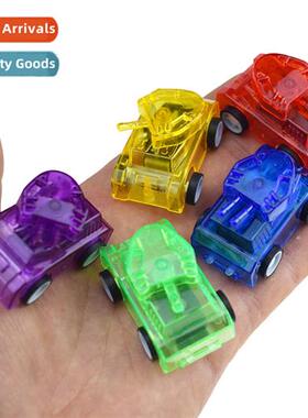 Transparent Mini Candy Color Pullback Armored Vehicle Tank C
