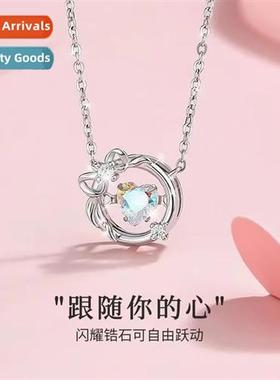 Light luxury spir pendant love illusi ste spir necklace fema