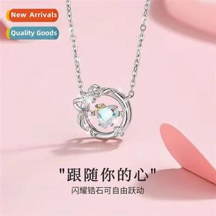 pendant love illusi Light necklace spir ste fema luxury