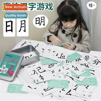 Idiom solaire leracy card pair to pair magic Chinese charact