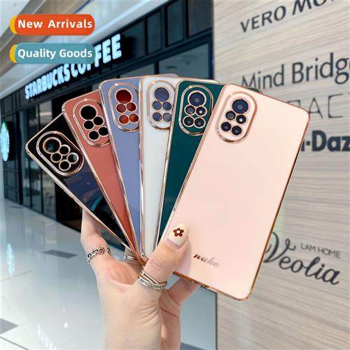适用Nova9pro electroplated phone case 6D solid color glory 7