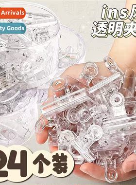 Transparent acrylic h account ticket clip wh high aestic val