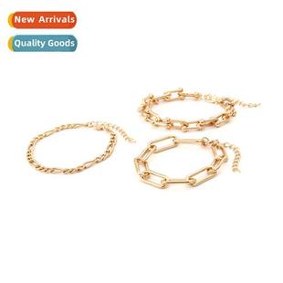 Bracelet Alloy Trend Jewelry Set Chain Hop Hip Simple New