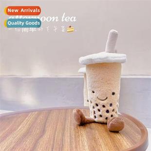 tea pillow cup pearl cushi bed milk toys New plush