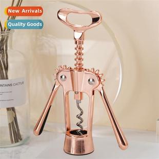 Rose gold red wine corkscrew wine opener bottle opener bottl