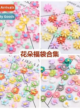 Flower Resin Fukubukuro Hair Clip Hair Card Hair Rope DIY Hm