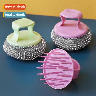 Kchen Cleaning Brush wh Hle Interchangeable Head Pot Brush M