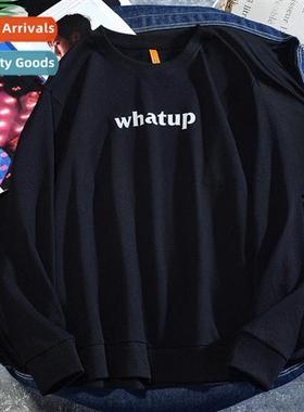 whatup sweater terry spring  fall new thin secti loose big y