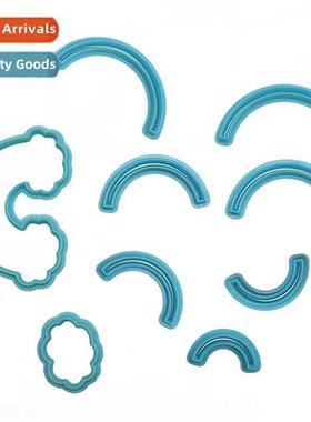 DIY Baking Tools Rainbow Clouds Plastic Cutting Moulds Flip