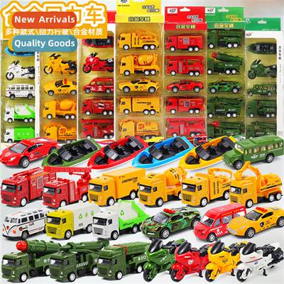 Rebound alloy engineering mixer crane toy boys fire sanati m