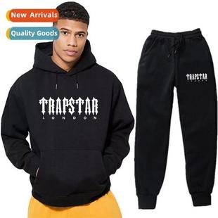 fleece loose sweater Threaded Trapstar hem set print bottom