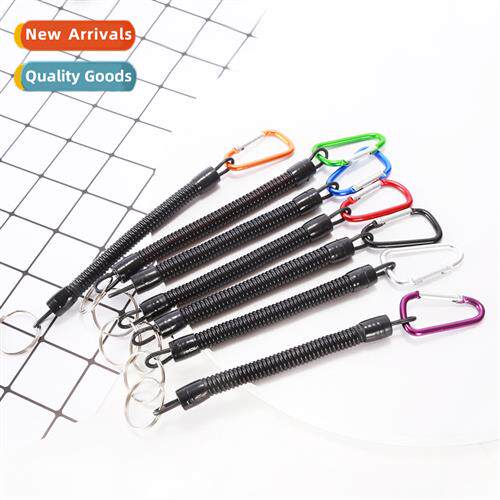 Mountaineering buckle anti-lost spring rope multifunctial la