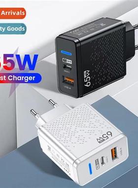 Illuminated LED USB+PD Type-c Cell Phe Charger Multi-Port U.