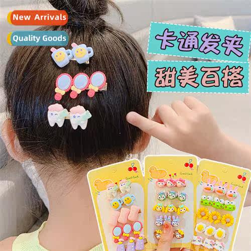 Childrens small  clips girls broken  artifacts  cards bangs