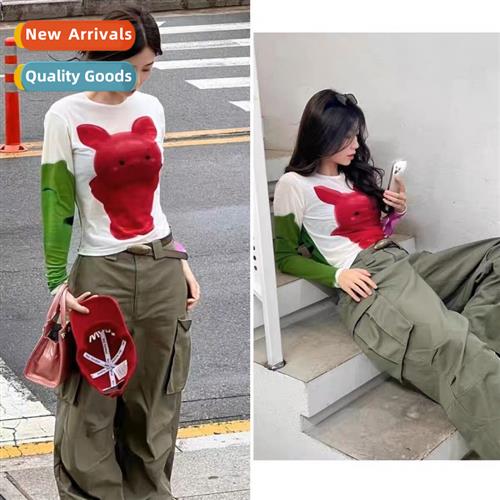 2023 new star piggy pattern nyl mesh carto pattern print lg