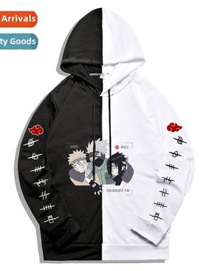 Japan anime Naruto Kakashi third class printed hoodie splici