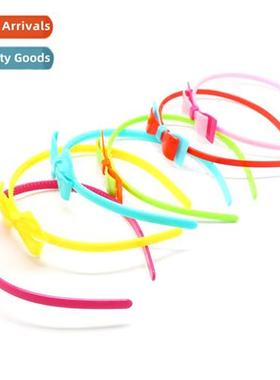 Incoming Hair Accessories Childrens Hair Bs Plastic Bow Head