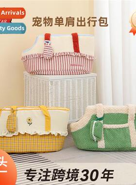 Shoulder Cat Bag Autumn  Winter Warm Portable Small Dog Satc