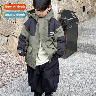 hooded boys duck whe baby jacket down winter Childrens