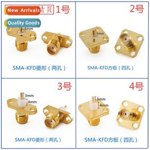 SMA female SMA-KFD diamd two-hole square plate four-hole squ