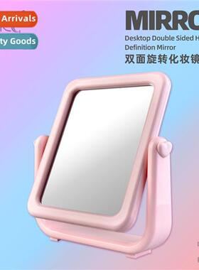 Hheld makeup mirror creative small mirror double-sided rotat