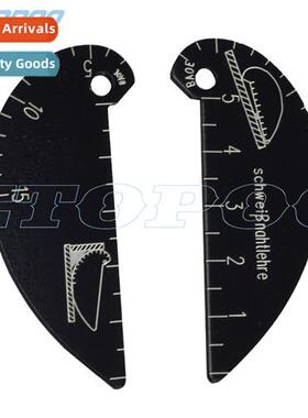 Hors Black & Whe 0-5MM Aluminum Plug Ruler Welding Inspecti