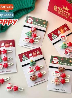 Christmas  accessories set  sweet girl broken  clips side cl