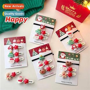 Christmas  accessories set  sweet girl broken  clips side cl