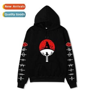 Night Larg Uchiha Japanese Exterminati Hoodie Naruto Printed