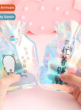 Carto h warmer Laser colorful hot water bag Transparent wate