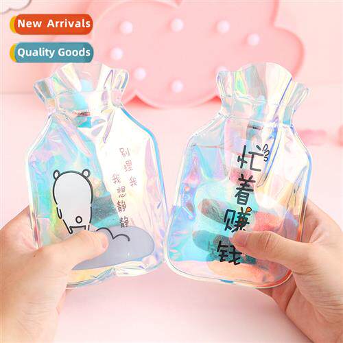 Carto h warmer Laser colorful hot water bag Transparent wate