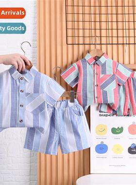 Childrens su small childrens clothing 2023 new niche striped