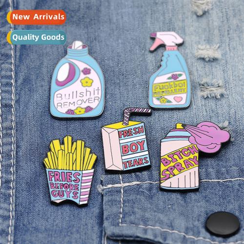 Creative laundry detergent bottle badge Europe and  Uned Sta