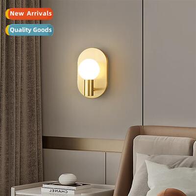 Scinavian minimalist study bedside bedroom wall lamp light l