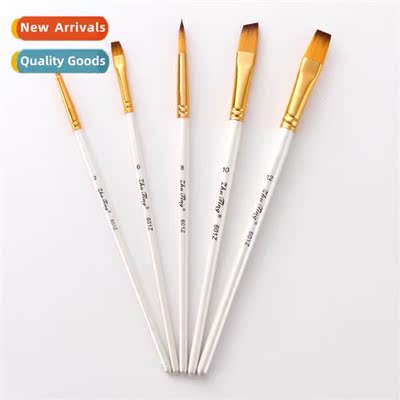 5 Pearl Whe Rods Combinati Nyl Hair Brushes Watercolor Gouac