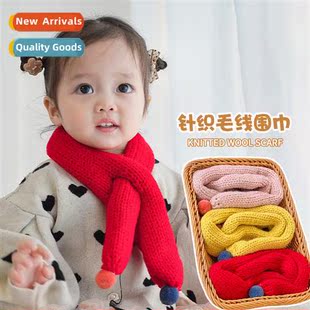 winter new windpro fall scarf warm and girls 2023 childrens