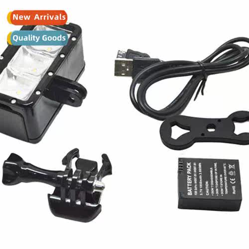 适用gopro camera 6 5 4 camera diving fill light LED high pow