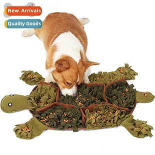 sniffing mat puzzle pet dog training plush food Turtle hide