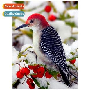 painting bird sticky New stch diamd cross living full