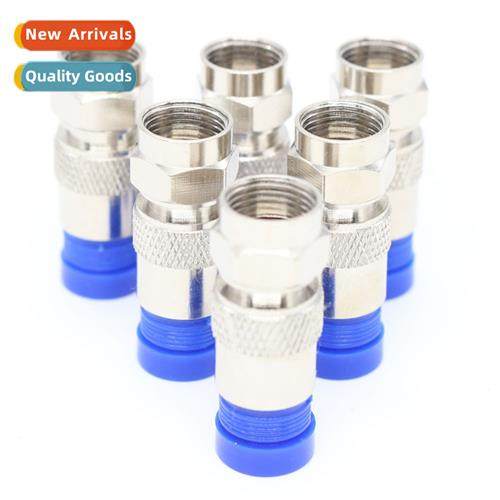 Type RG6 Extruded Inch F Tip, Watertight All Copper Housing,